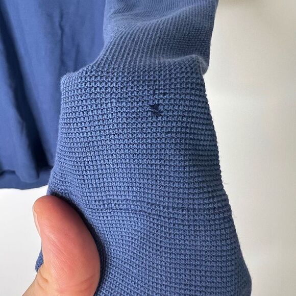 Patagonia Navy Blue Collared Long Sleeve Shirt - Picture 7 of 10